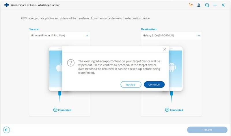 Step 4 Pick Out The Whatsapp Data That You Want To Transfer